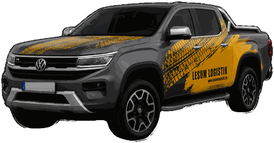 Begleitfahrzeug VW Amarok von Lesum Logistik